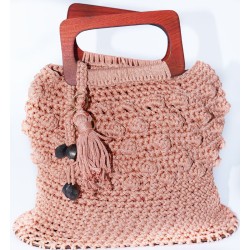 Sac crochet rose Sac crochet rose